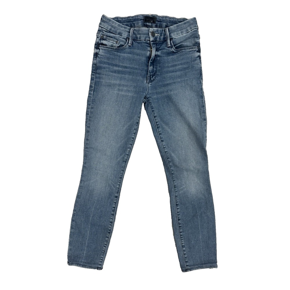 MOTHER Denim The Looker Ankle Skinny Jeans Size 25 We the Animals Blue MSRP $228